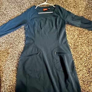 Merrell long sleeve dress green/blue size large